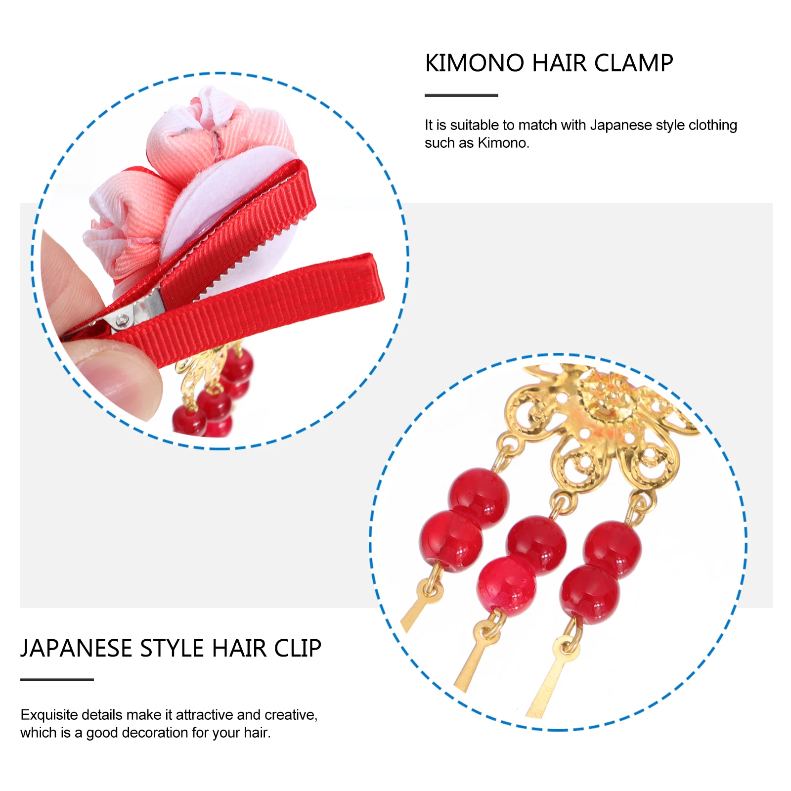 1 Pair Japanese Style Clip Flower Hairpin Tassel Kimono Headdress Women Lightweight Hair Accessory Decorative Hair Clamp Retro 
1 Pair Japanese Style Clip Flower Hairpin Tassel Kimono Headdress Women Lightweight Hair Accessory Decorative Hair Clamp Retro