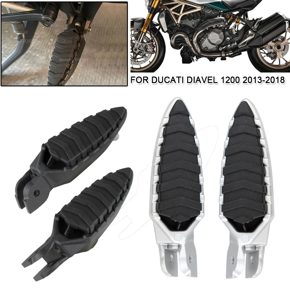 Motorcycle Aluminum Foot Pedal With Rubber Cover For Ducati Diavel 1200 2013-2018 1260 1260S 2019-2022 Front Foot Rests Footpeg
Motorcycle Aluminum Foot Pedal With Rubber Cover For Ducati Diavel 1200 2013-2018 1260 1260S 2019-2022 Front Foot Rests Footpeg