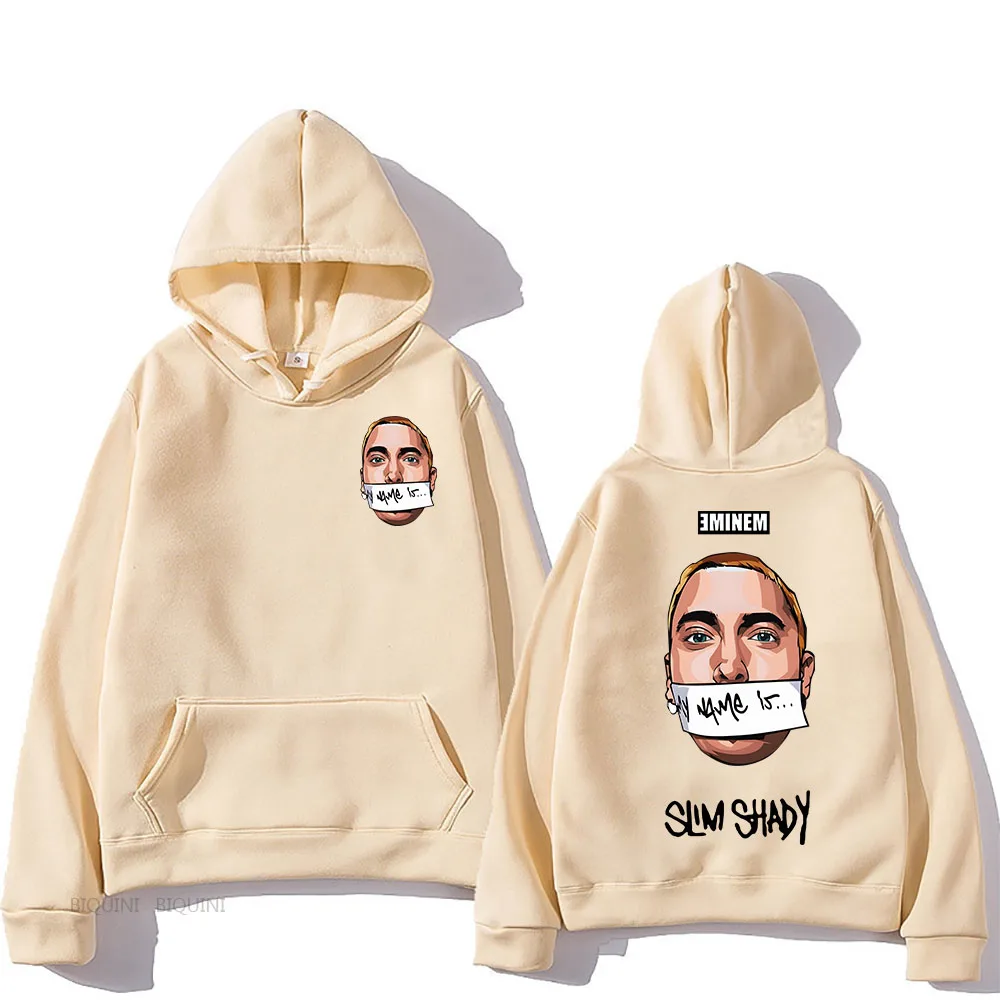 Harajuku Eminem My Name Is Slim Shady Hoodies Pocket Hip Hop Vintage Popular Men Women Sweatshirts Casual Streetwear Clothing
Harajuku Eminem My Name Is Slim Shady Hoodies Pocket Hip Hop Vintage Popular Men Women Sweatshirts Casual Streetwear Clothing
