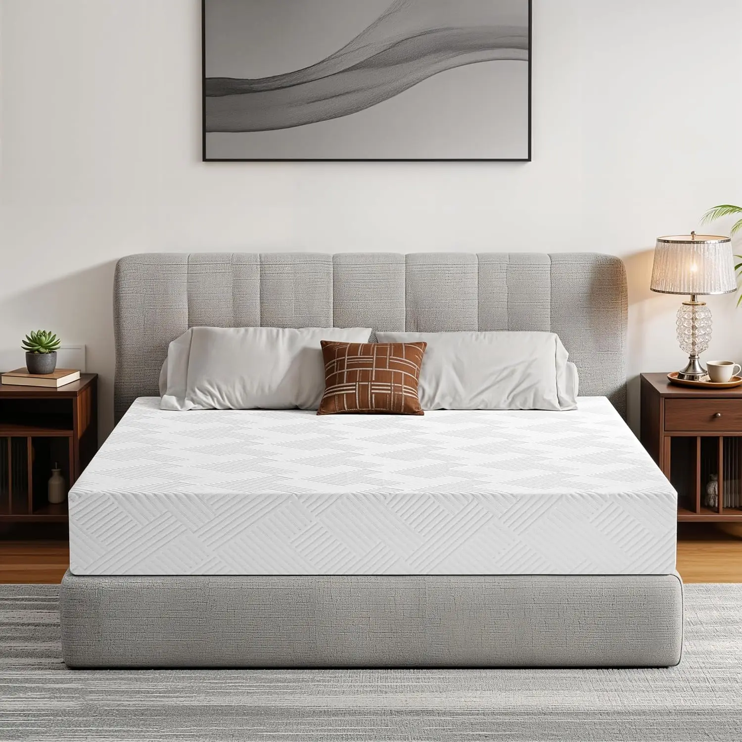 Mattress, Medium Firm Memory Foam Mattresses in a Box for Back Pain Relief, Cool Sleep with Gel, Customized
Mattress, Medium Firm Memory Foam Mattresses in a Box for Back Pain Relief, Cool Sleep with Gel, Customized
