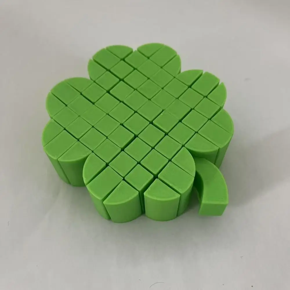 Pixel 3D Printed Four Leaf Clover Multi-jointed Active Four Leaf Clover Flexible Simulation 3D Articulated Leaf Gift
Pixel 3D Printed Four Leaf Clover Multi-jointed Active Four Leaf Clover Flexible Simulation 3D Articulated Leaf Gift