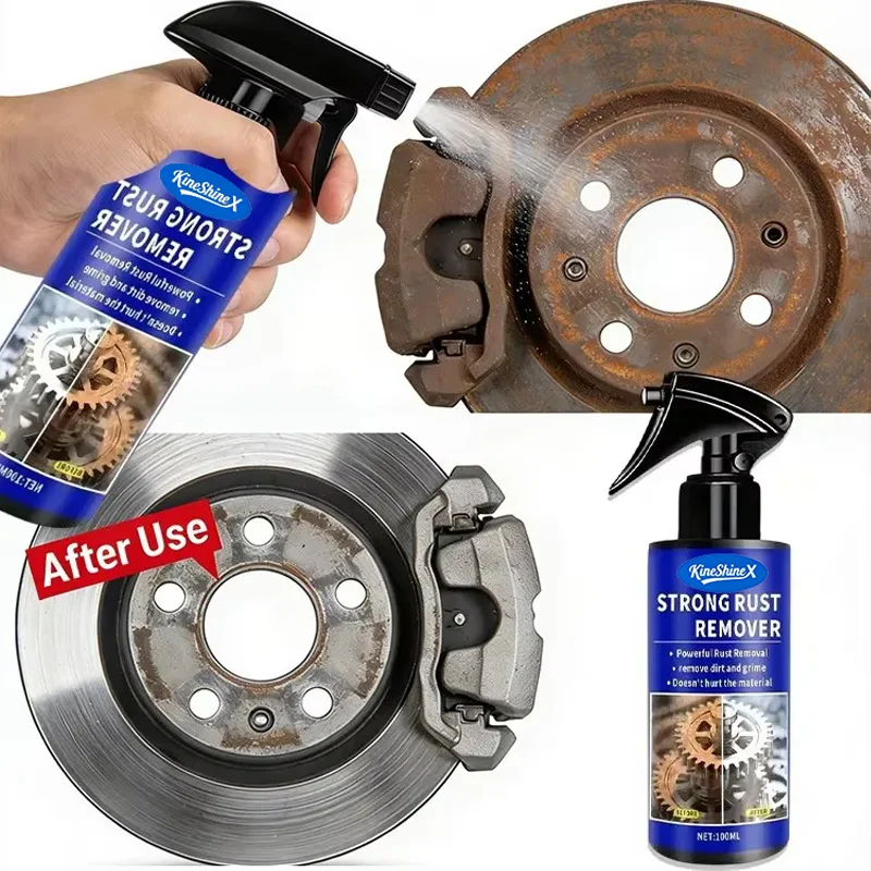 KineShine Automotive Car Rust Remover Spray Clean Metal Iron Quickly Auto Exhaust Pipe Rust Derusting Spray Stain Removal Agent
KineShine Automotive Car Rust Remover Spray Clean Metal Iron Quickly Auto Exhaust Pipe Rust Derusting Spray Stain Removal Agent