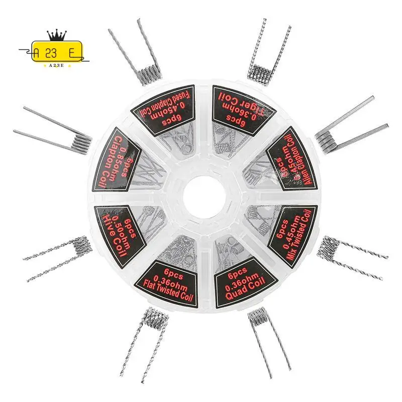A23E-48 шт./компл. одиночные катушки, железо-алюминиевый нагревательный провод, сопротивление, готовая, готовая, замена горячей проволоки катушки
A23E-48 шт./компл. одиночные катушки, железо-алюминиевый нагревательный провод, сопротивление, готовая, готовая, замена горячей проволоки катушки