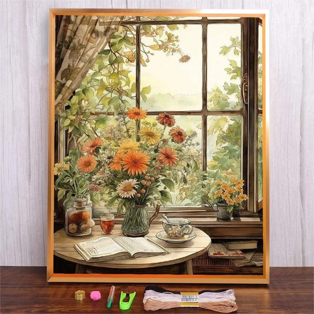 Diy Cross-Stitch Set Crafts For Adults Stitch Start Sets Cross Stitch Embroidery Adult Hobby Embroidery Sets For Living Room 
Diy Cross-Stitch Set Crafts For Adults Stitch Start Sets Cross Stitch Embroidery Adult Hobby Embroidery Sets For Living Room