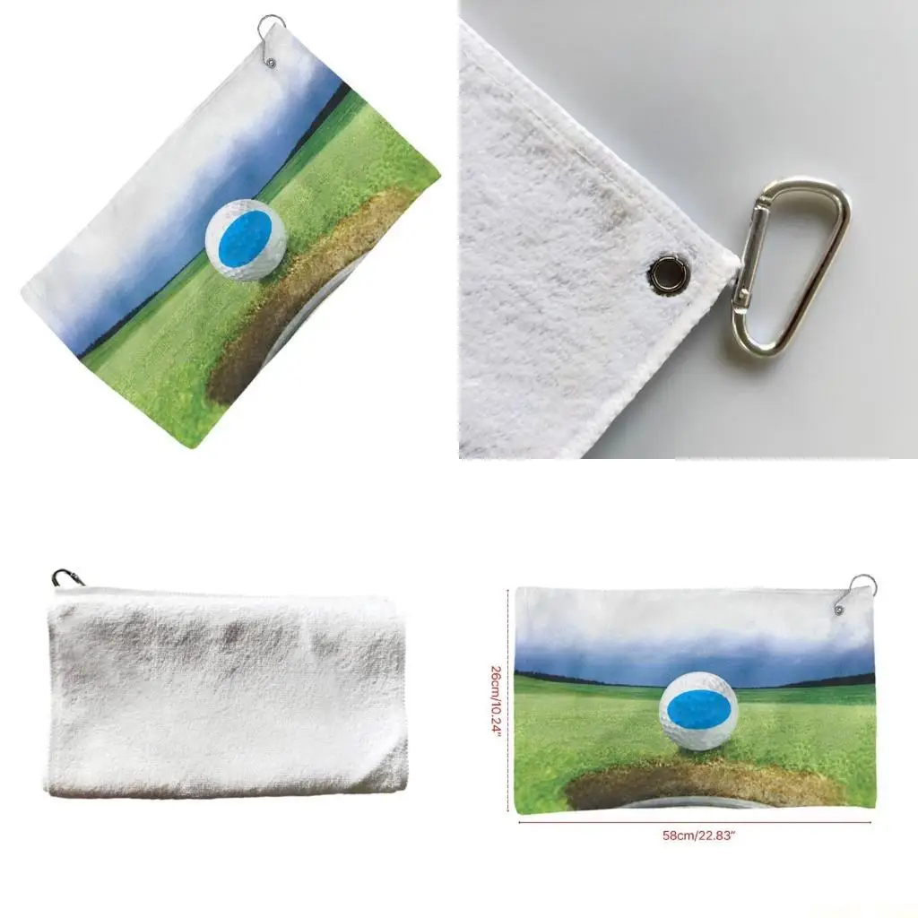 U2JB Sublimation Blank Golf Towel Portable Golf Cleaner with Clip
U2JB Sublimation Blank Golf Towel Portable Golf Cleaner with Clip