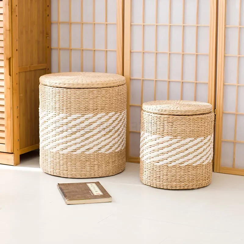 Solid Wood Straw Woven Storage Stool Rattan Shoe Bench Sofa Makeup Seating Handcrafted Entryway Furniture Footrest
Solid Wood Straw Woven Storage Stool Rattan Shoe Bench Sofa Makeup Seating Handcrafted Entryway Furniture Footrest