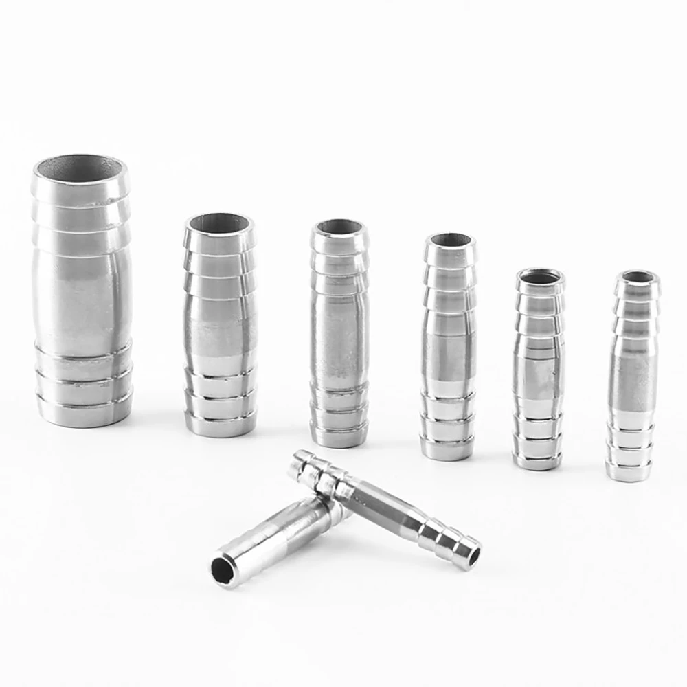 6 mm - 41 mm Hose Barb Equal Straight Nipple Connector 304 Stainless Steel Pipe Fitting
6 mm - 41 mm Hose Barb Equal Straight Nipple Connector 304 Stainless Steel Pipe Fitting