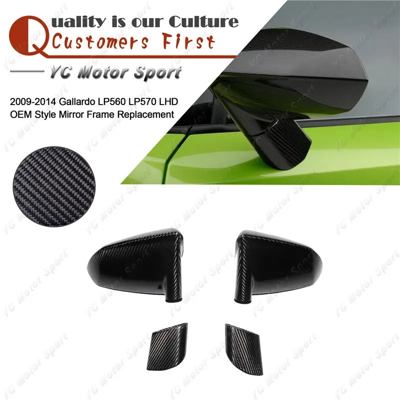 Car Accessories Dry Carbon Fiber OEM Style Mirror Frame Replacement Fit For 2009-2014 Gallardo LP560 LP570 LHD Side Mirror Cover
Car Accessories Dry Carbon Fiber OEM Style Mirror Frame Replacement Fit For 2009-2014 Gallardo LP560 LP570 LHD Side Mirror Cover