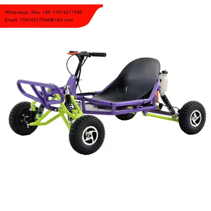 2-Stroke Mini Off-Road Racing Kart For Kids Easy-to-Drive Hand-Start With Chain Drive & 4x4 Gas Fuel Compatible
2-Stroke Mini Off-Road Racing Kart For Kids Easy-to-Drive Hand-Start With Chain Drive & 4x4 Gas Fuel Compatible