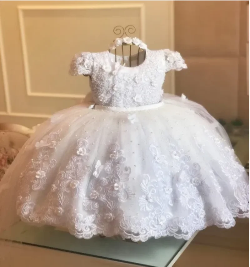 luxury Flower Girl Dress Wedding 3D Butterfly Appliques With Pearls Puffy Tulle Birthday Party First Gowns
luxury Flower Girl Dress Wedding 3D Butterfly Appliques With Pearls Puffy Tulle Birthday Party First Gowns