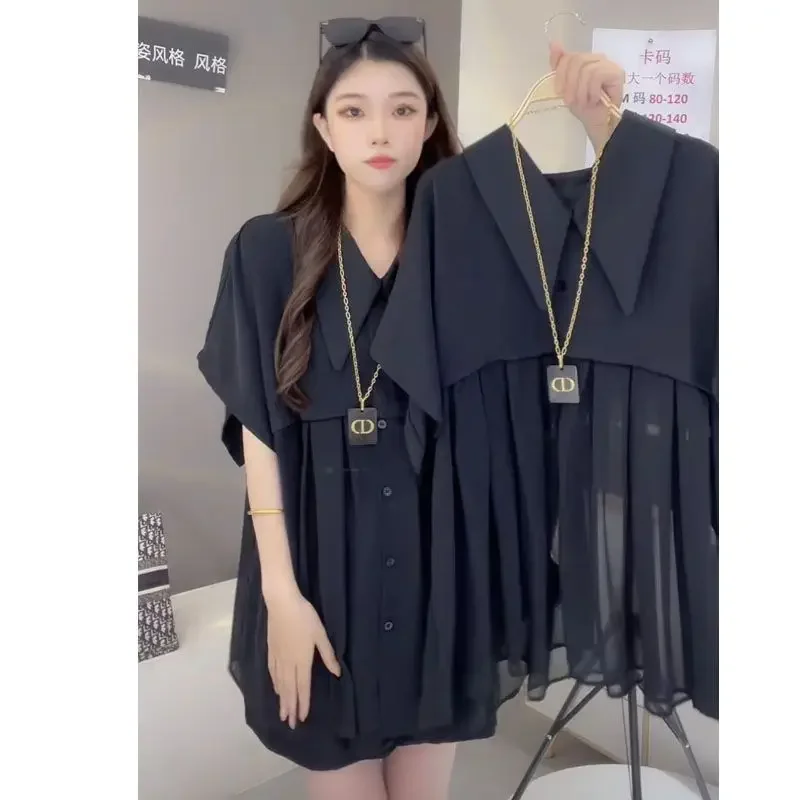 Korean Version Casual Mid Length Spring Summer Women's Set Loose Slimming Shirt and Elastic Waist Shorts Two Piece Set for Women
Korean Version Casual Mid Length Spring Summer Women's Set Loose Slimming Shirt and Elastic Waist Shorts Two Piece Set for Women