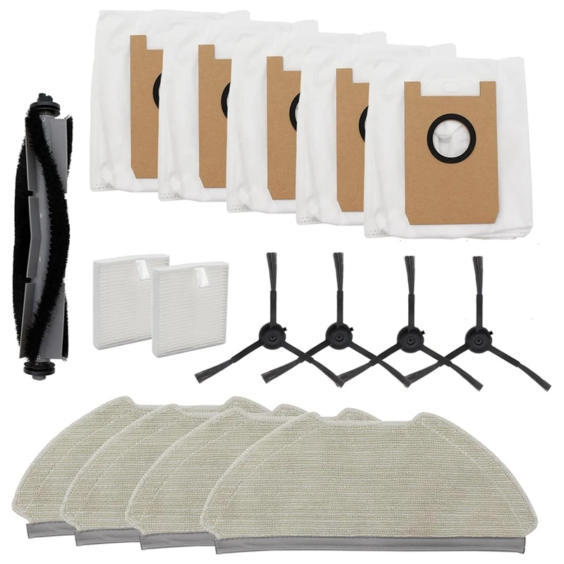 For AIRROBO T20 Robot Vacuum Cleaner Main Side Brushes Hepa Filters Mop Pads Dust Bags Accessories
For AIRROBO T20 Robot Vacuum Cleaner Main Side Brushes Hepa Filters Mop Pads Dust Bags Accessories