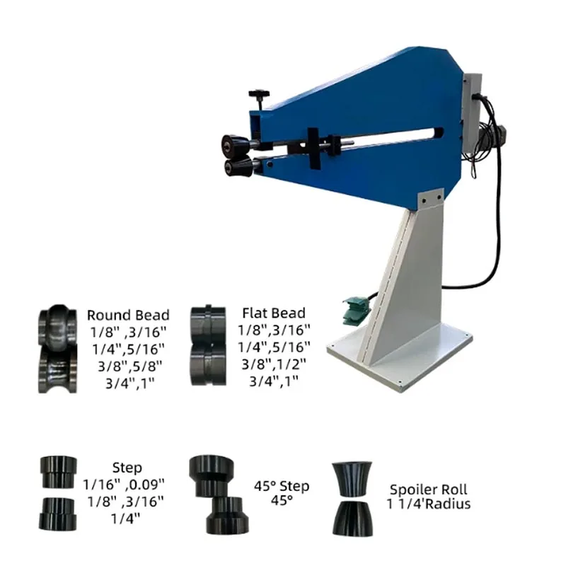 Electric Coiler Machine RM36 Sheet Metal Bead Bending Machine Depth Adjustable Fully Assembled Steel Plate (customized)
Electric Coiler Machine RM36 Sheet Metal Bead Bending Machine Depth Adjustable Fully Assembled Steel Plate (customized)