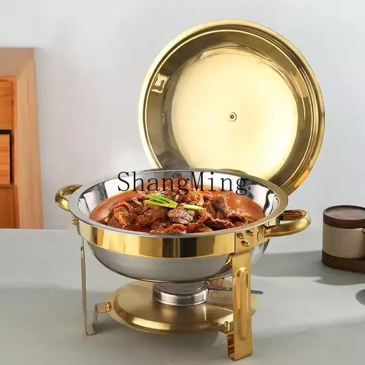 Нержавеющая стальная плита-барбекю CL для отелей, ресторанный изолированный очаг, золотистая круглая спиртовая плита, подставка для подогрева еды
Нержавеющая стальная плита-барбекю CL для отелей, ресторанный изолированный очаг, золотистая круглая спиртовая плита, подставка для подогрева еды
