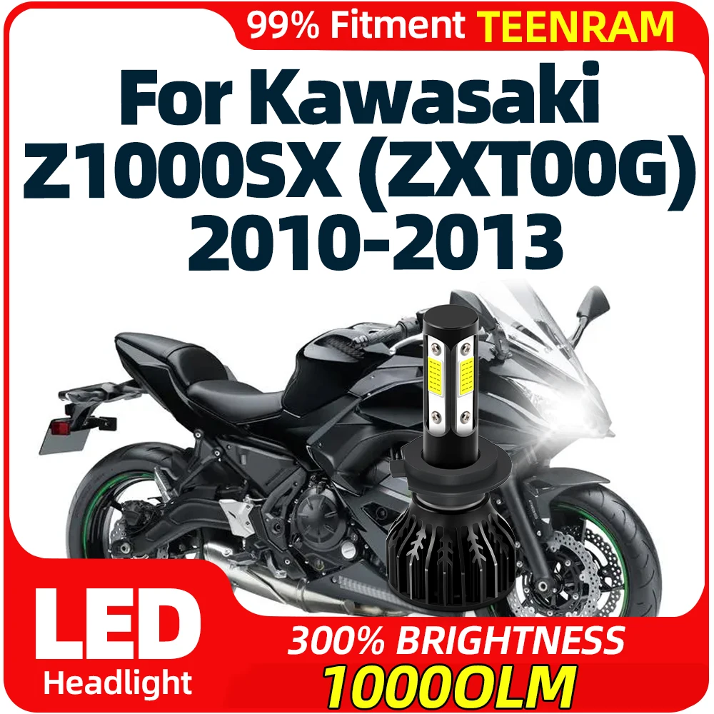 60W Moto LED Headlight 10000LM Motorcycle Light Bulb 12V Canbus No Error For Kawasaki Z1000SX (ZXT00G) 2010 2011 2012 2013
60W Moto LED Headlight 10000LM Motorcycle Light Bulb 12V Canbus No Error For Kawasaki Z1000SX (ZXT00G) 2010 2011 2012 2013