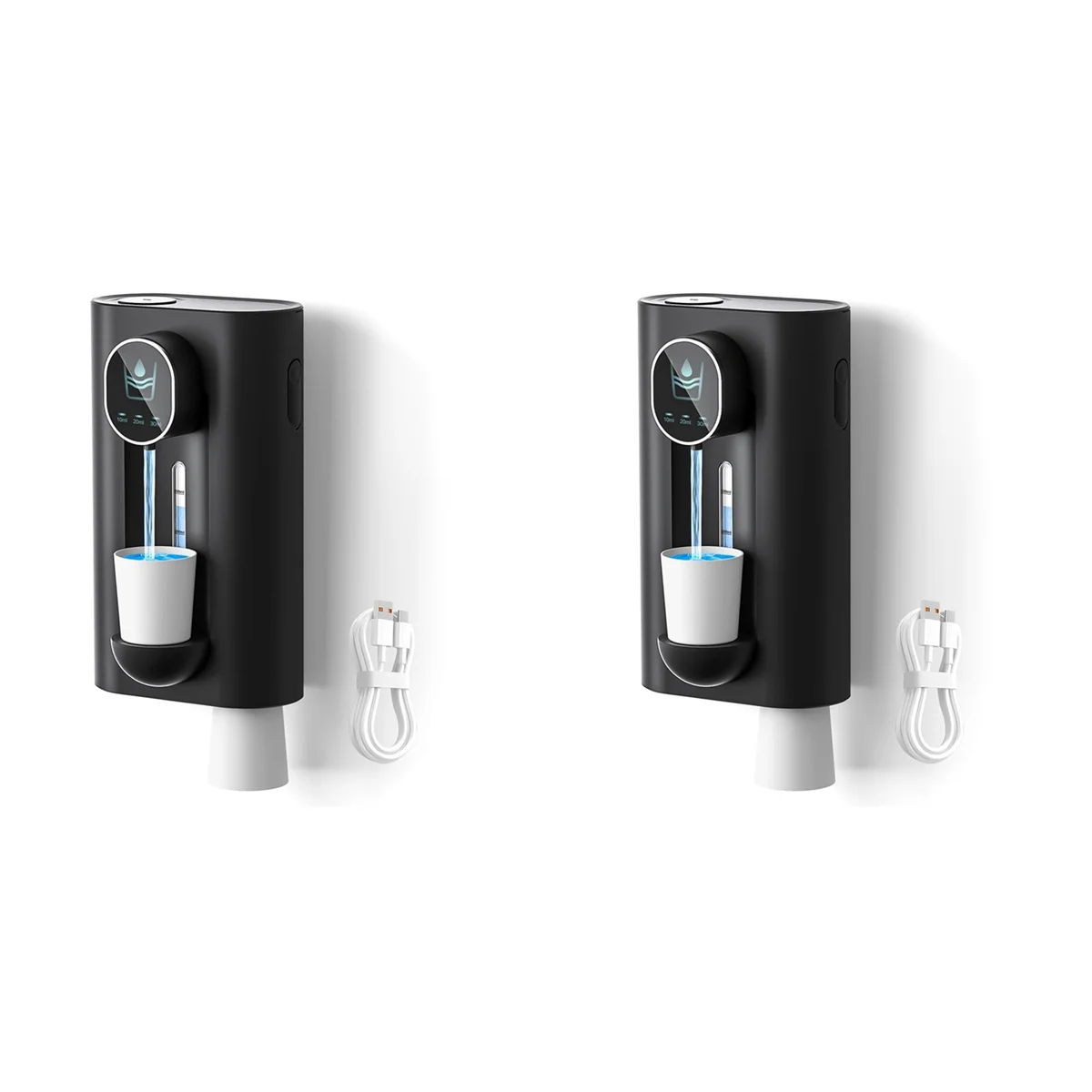 A53I 2X Mouthwash Dispenser for Bathroom, 18.26 Oz (540Ml) Touchless Auto Mouth Wash Dispenser with Magnetic Cups Black
A53I 2X Mouthwash Dispenser for Bathroom, 18.26 Oz (540Ml) Touchless Auto Mouth Wash Dispenser with Magnetic Cups Black