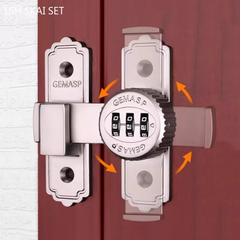 Zinc Alloy Door Buckle 3 Digit Password Barn Door Lock Sliding Door Hasps Lock Kitchen Cabinet Drawer Bolt Indoor Hardware
Zinc Alloy Door Buckle 3 Digit Password Barn Door Lock Sliding Door Hasps Lock Kitchen Cabinet Drawer Bolt Indoor Hardware