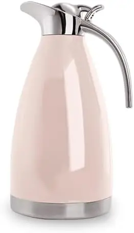 Sumerflos 68oz Pink Stainless Steel Coffee Thermos - 12H Vacuum Insulated, 2L Double Wall Carafe
Sumerflos 68oz Pink Stainless Steel Coffee Thermos - 12H Vacuum Insulated, 2L Double Wall Carafe