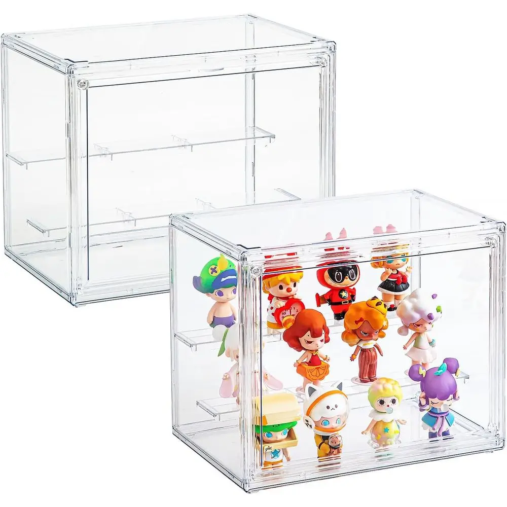 Stackable 3-Tier Clear Acrylic Figure Display Case for Collectibles
Stackable 3-Tier Clear Acrylic Figure Display Case for Collectibles