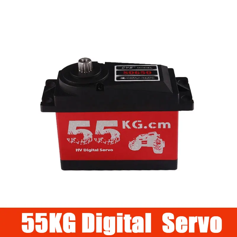 CYS-S0650 55Kg Brushless Digital Servo Large Torque 7.4V Metal Gear High Voltage 0.11s for 1/5 RC Car Boat Airplane Baja
CYS-S0650 55Kg Brushless Digital Servo Large Torque 7.4V Metal Gear High Voltage 0.11s for 1/5 RC Car Boat Airplane Baja