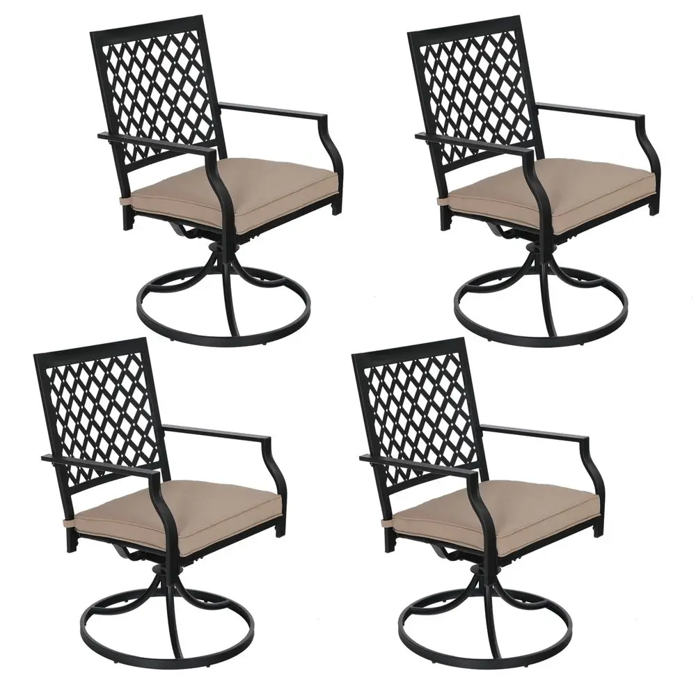 Festival Rocking Patio Chairs Outdoor Metal Furniture Motion Spring Patio Chair Black Metal Dining Bistro Set with Padded Cushi
Festival Rocking Patio Chairs Outdoor Metal Furniture Motion Spring Patio Chair Black Metal Dining Bistro Set with Padded Cushi