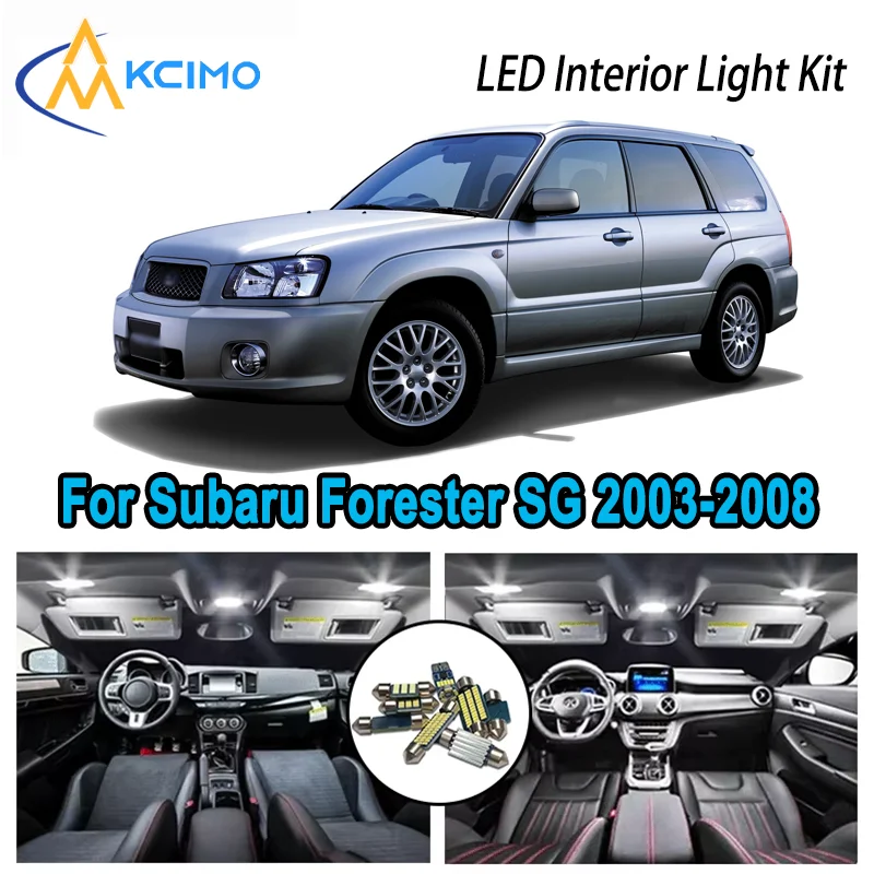 Для Subaru Forester SG 2003-2008 2004 2005 Премиум Яркий светодиодный внутренний купол Карта багажника Комплект автомобильных светодиодных ламп Canbus без ошибок
Для Subaru Forester SG 2003-2008 2004 2005 Премиум Яркий светодиодный внутренний купол Карта багажника Комплект автомобильных светодиодных ламп Canbus без ошибок