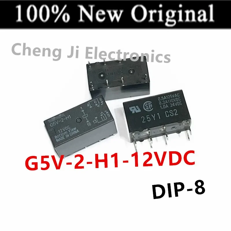 10PCS/LOT G5V-2-H1-5VDC 、G5V-2-H1-12VDC 、G5V-2-H1-24VDC、DIP-8 New original DC electrical Signal Relay G5V-2-H1-DC12V
10PCS/LOT G5V-2-H1-5VDC 、G5V-2-H1-12VDC 、G5V-2-H1-24VDC、DIP-8 New original DC electrical Signal Relay G5V-2-H1-DC12V