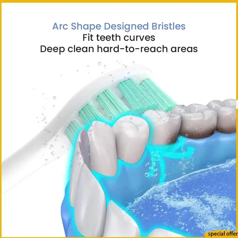 A61I Replacement Brush Heads For Xiaomi Mijiat300/T500 Electric Toothbrush Soft Bristle Nozzles With Caps Sealed Package
A61I Replacement Brush Heads For Xiaomi Mijiat300/T500 Electric Toothbrush Soft Bristle Nozzles With Caps Sealed Package