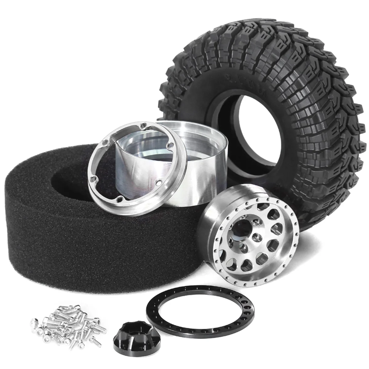 A66Z 4PCS 1.9 Metal Beadlock Tires Claw Mud Terrain Wheel Tires for FCX10 Axial SCX10 Pro SCX10 UTB18 TRX4 Copper Color
A66Z 4PCS 1.9 Metal Beadlock Tires Claw Mud Terrain Wheel Tires for FCX10 Axial SCX10 Pro SCX10 UTB18 TRX4 Copper Color