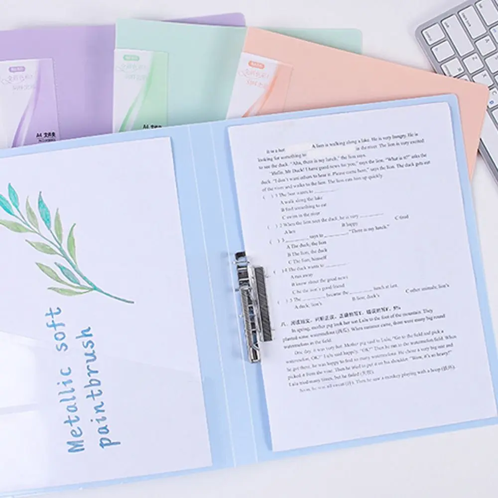 A4 File Folder 100 Pages Morandi Document Folder Waterproof with Double Metal Clip Test Paper Collection Book
A4 File Folder 100 Pages Morandi Document Folder Waterproof with Double Metal Clip Test Paper Collection Book
