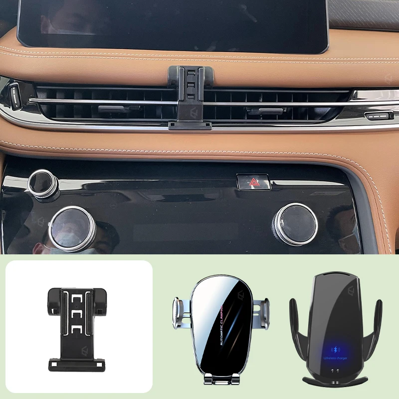 Car Mobile Phone Holder For INFINITI QX60 2022-2024 Car Special Bracket Base Support Wireless Charging Bracket Accessories
Car Mobile Phone Holder For INFINITI QX60 2022-2024 Car Special Bracket Base Support Wireless Charging Bracket Accessories