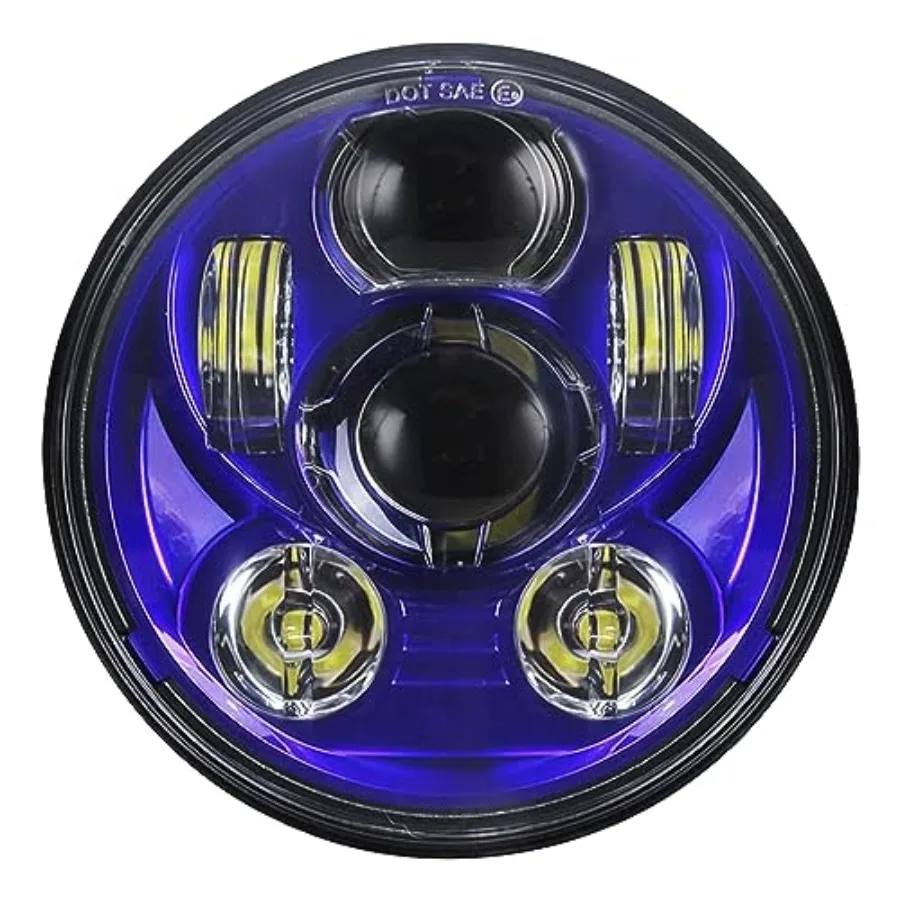 5-3/4 5.75 LED Motorcycle Driving Lamp for Iron 883 Dyna Sportster Low Rider Triple Wide Glide Projector Headlight with Blue Li
5-3/4 5.75 LED Motorcycle Driving Lamp for Iron 883 Dyna Sportster Low Rider Triple Wide Glide Projector Headlight with Blue Li