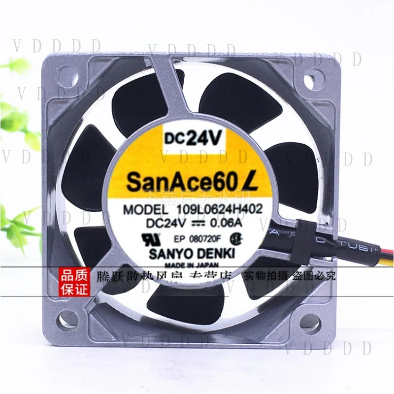 LL FOR 1PCS SANYO 109L0624H402 DC24V 0.06A Aluminium Frame Fan 60×60×25mm
LL FOR 1PCS SANYO 109L0624H402 DC24V 0.06A Aluminium Frame Fan 60×60×25mm
