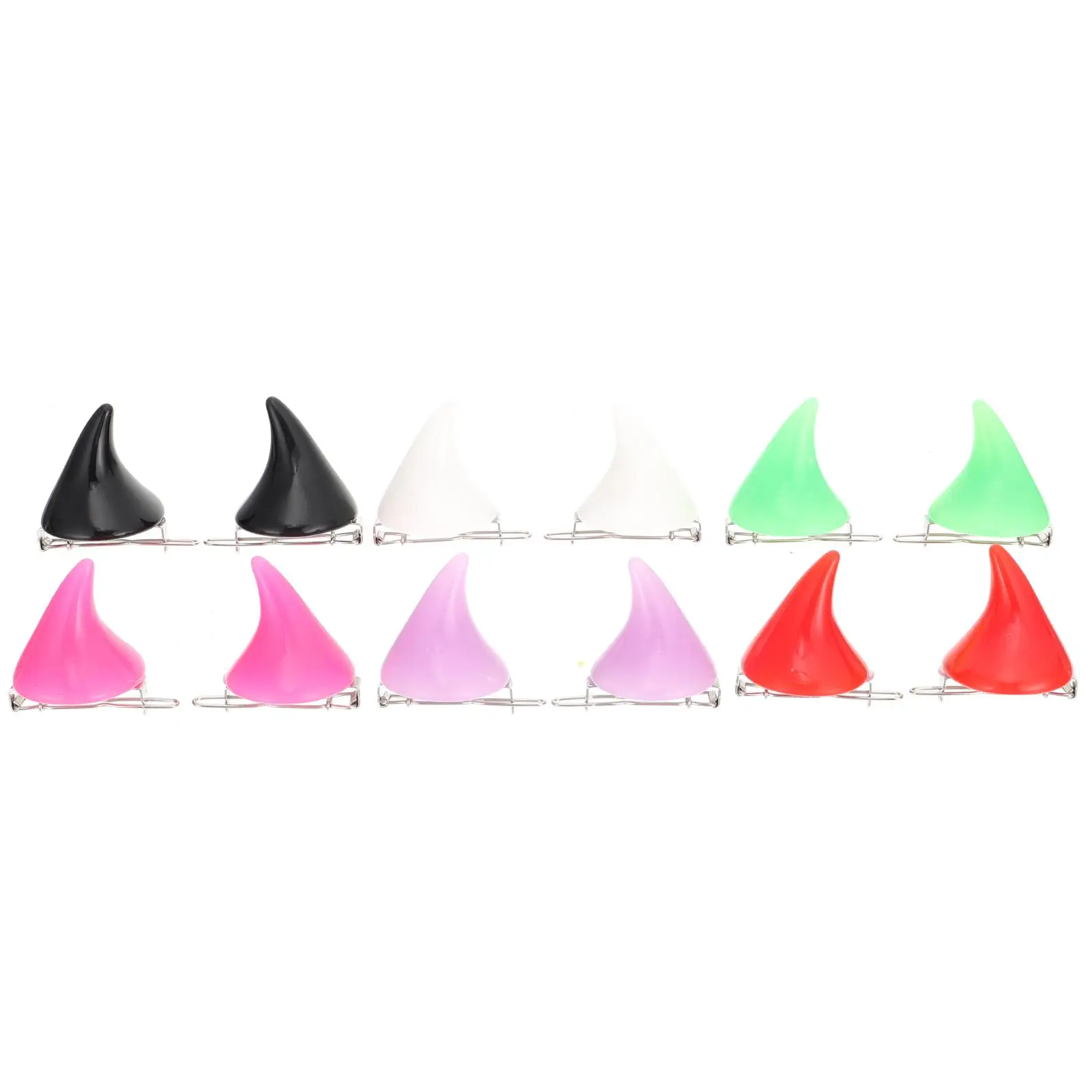 12 Pcs Hair Clips Durable Hair Clips Costume PVC Alloy Halloween Party Smooth Horn Headwear Costumes Cosplay Accessories
12 Pcs Hair Clips Durable Hair Clips Costume PVC Alloy Halloween Party Smooth Horn Headwear Costumes Cosplay Accessories