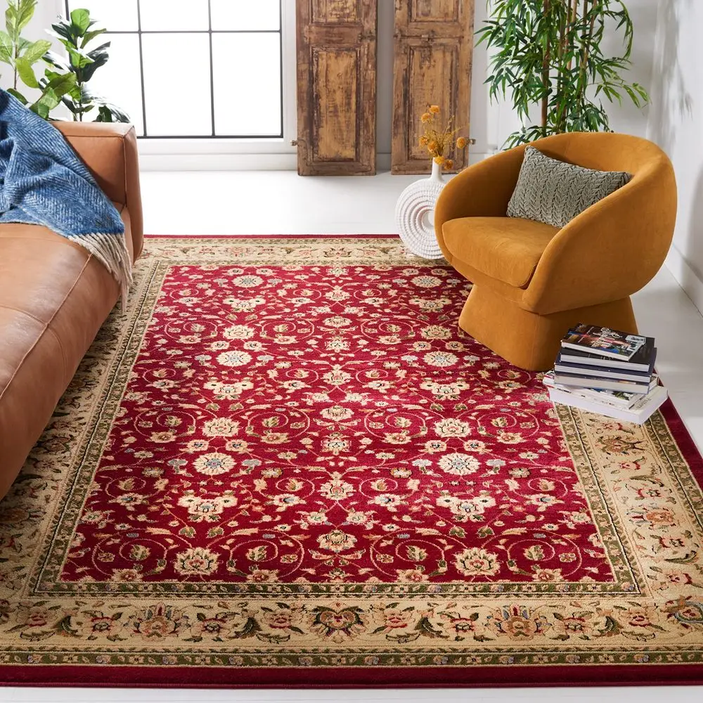 Lyndhurst Collection Area Rug 10 x 14, Red amp Ivory, Traditional Oriental Design, NonShedding amp Easy Care, Ideal for High Tr
Lyndhurst Collection Area Rug 10 x 14, Red amp Ivory, Traditional Oriental Design, NonShedding amp Easy Care, Ideal for High Tr