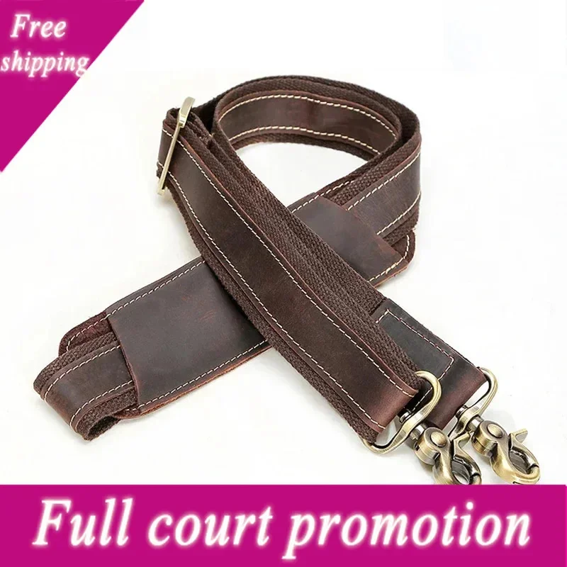 High Quality Crazy Horse Shoulder Strap Genuine Leather Straps For Travel Briefcase Bag strap for Handbags
High Quality Crazy Horse Shoulder Strap Genuine Leather Straps For Travel Briefcase Bag strap for Handbags
