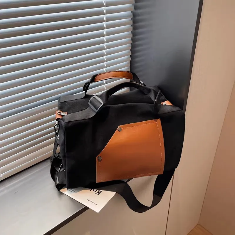 Nylon Vintage Women's Backpack 2026 Autumn New Large Capacity Casual Outside Travel Bags Zipper Splicing Students Schoolbag
Nylon Vintage Women's Backpack 2026 Autumn New Large Capacity Casual Outside Travel Bags Zipper Splicing Students Schoolbag