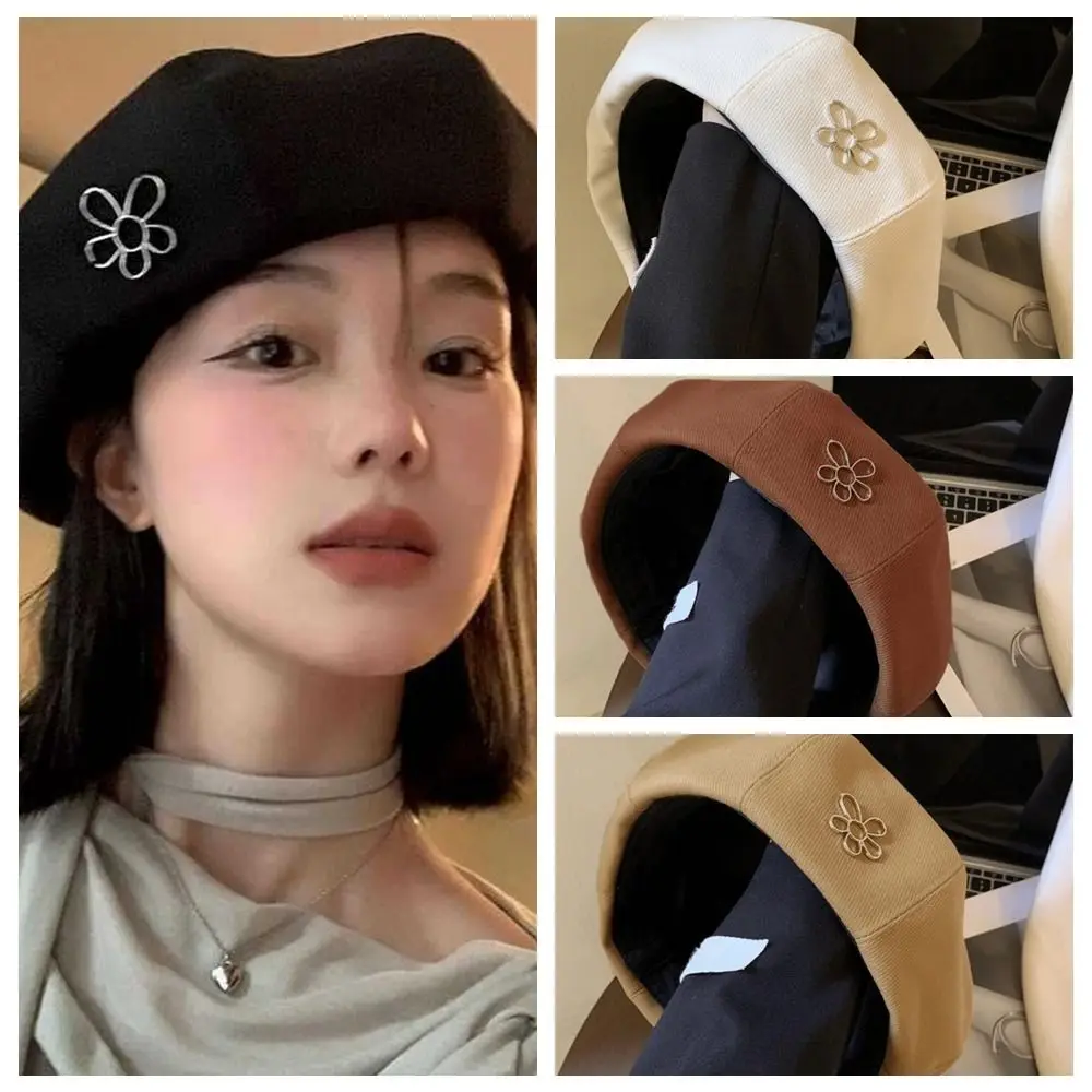 Fashion Flower Women Berets Big Head Circumference Keep Warm Octagonal Hat Korean Style Elastic Artist Hat Girls
Fashion Flower Women Berets Big Head Circumference Keep Warm Octagonal Hat Korean Style Elastic Artist Hat Girls
