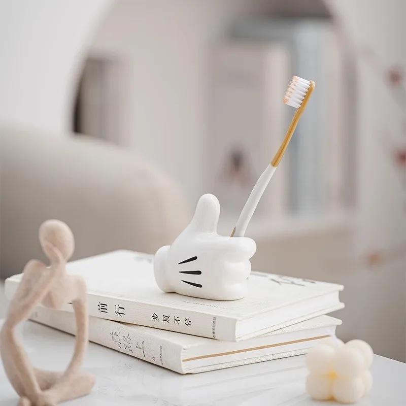 Mickey Toothbrush Holder Miniso Cartoon Creative Kawaii Anime Figures Ceramic Bathroom Toothbrush Storage Stand Fashion Gifts
Mickey Toothbrush Holder Miniso Cartoon Creative Kawaii Anime Figures Ceramic Bathroom Toothbrush Storage Stand Fashion Gifts