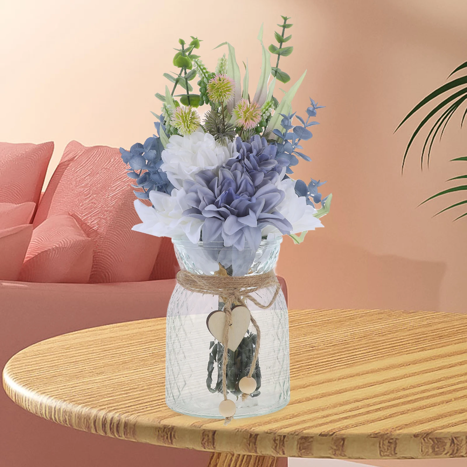 Large Simulated Flower Decoration Faux Flowers Artificial for Desktop Home with Vase Bouquet
Large Simulated Flower Decoration Faux Flowers Artificial for Desktop Home with Vase Bouquet