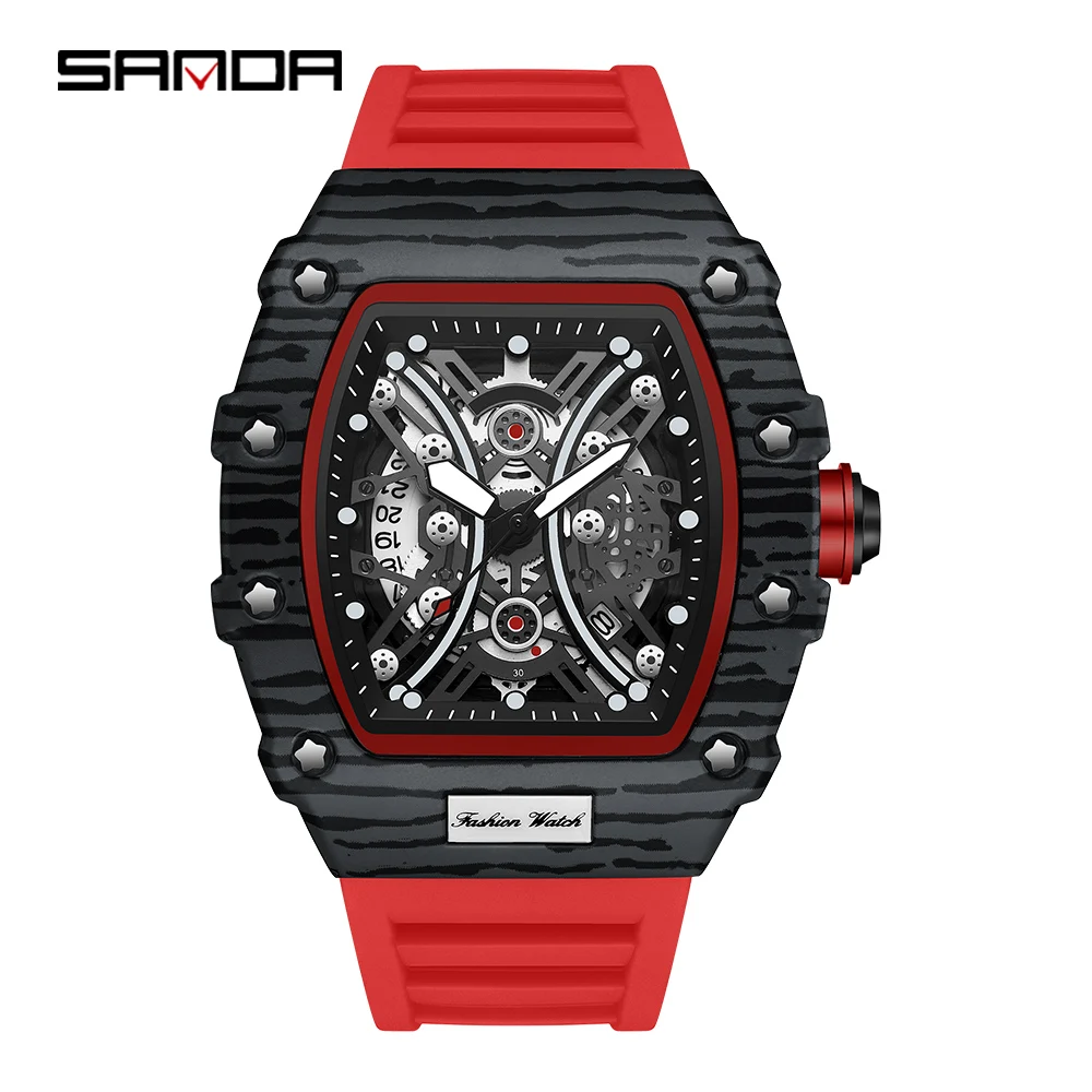 SANDA Brand 7044 Cool Fashion Quartz Wristwatch Waterproof Wine Barrel Dial Design Date Luminous Pointer Men Watch
SANDA Brand 7044 Cool Fashion Quartz Wristwatch Waterproof Wine Barrel Dial Design Date Luminous Pointer Men Watch