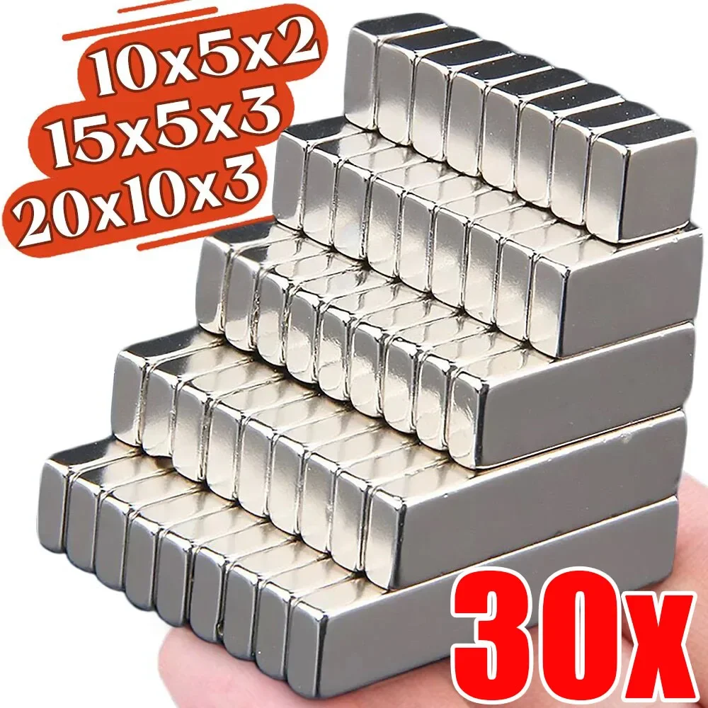 10-30pcs Strong Square Magnets Block Neodymium N35 NdFeB Magnet Rectangular Refrigerator Stickers Cat Eye Nail Magnet Tools
10-30pcs Strong Square Magnets Block Neodymium N35 NdFeB Magnet Rectangular Refrigerator Stickers Cat Eye Nail Magnet Tools