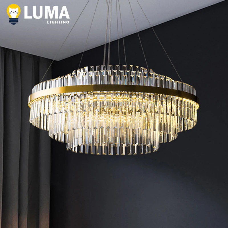 Modern Luxury LED Crystal Ceiling Chandeliers Home Decor Lighting for Livingroom Dining Room Kitchen Island Bedroom Pendant Lamp
Modern Luxury LED Crystal Ceiling Chandeliers Home Decor Lighting for Livingroom Dining Room Kitchen Island Bedroom Pendant Lamp