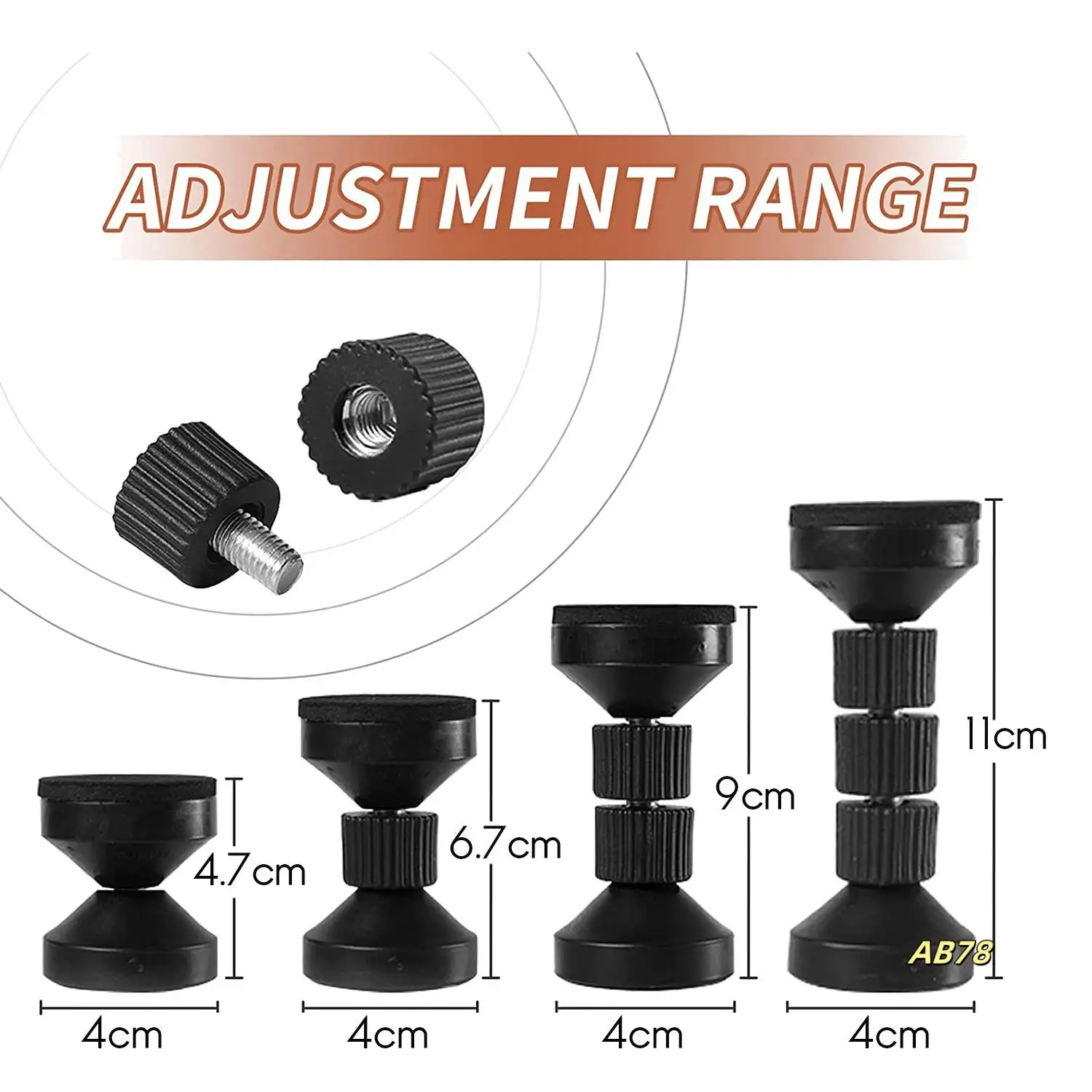 Adjustable Threaded Bed Frame Anti-Shake Tool For Bed,Headboard Stoppers,Prevent Loosening Anti-Shake Fixer(2Pcs)
Adjustable Threaded Bed Frame Anti-Shake Tool For Bed,Headboard Stoppers,Prevent Loosening Anti-Shake Fixer(2Pcs)