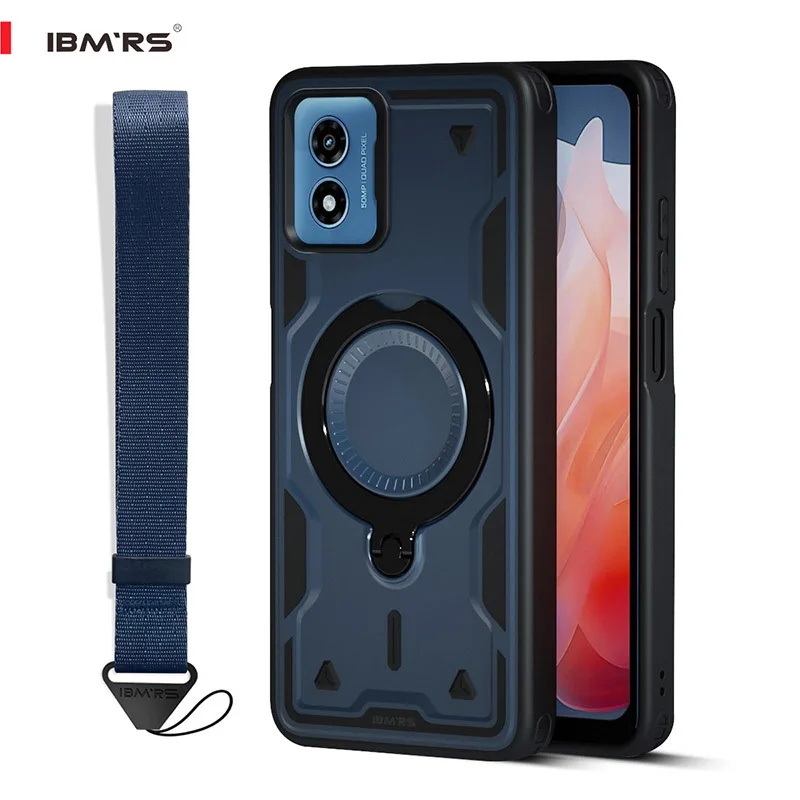 IBMRS for Motorola Moto G Play 4G 2024 Case, Magsafe with Stand & Strap, PC+TPU Multi-Function Armor
IBMRS for Motorola Moto G Play 4G 2024 Case, Magsafe with Stand & Strap, PC+TPU Multi-Function Armor