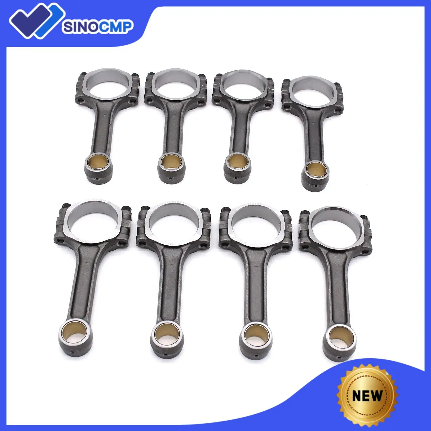 Шатуны для PCE 5140 Chromoly Steel, длина 5,700 дюйма, Shot Peened I Beam Street Fit Chevy SBC 350 500 л.с., 6000 об/мин.
Шатуны для PCE 5140 Chromoly Steel, длина 5,700 дюйма, Shot Peened I Beam Street Fit Chevy SBC 350 500 л.с., 6000 об/мин.