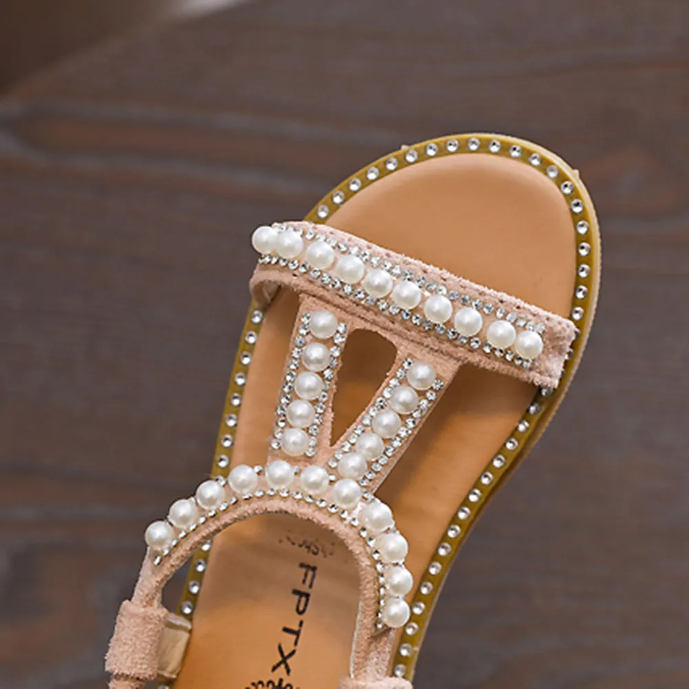 Girls Sandals Pu Comfortable Flat s Shoes Pearl Decor Birthday Party Wear Cute Princess Shoes Size
Girls Sandals Pu Comfortable Flat s Shoes Pearl Decor Birthday Party Wear Cute Princess Shoes Size