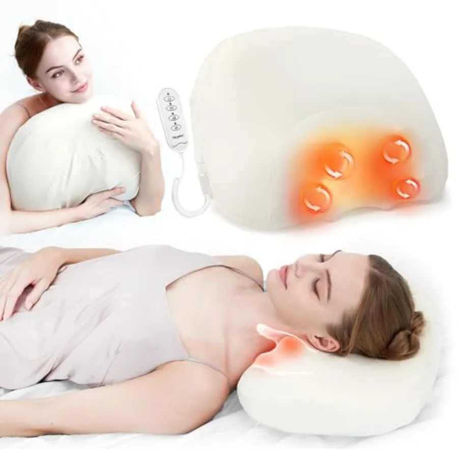 Массажер для шеи шиацу для облегчения боли, глубоких тканей перед сном, массажная подушка для шеи с беспроводным нагревом и памятью Fo
Массажер для шеи шиацу для облегчения боли, глубоких тканей перед сном, массажная подушка для шеи с беспроводным нагревом и памятью Fo