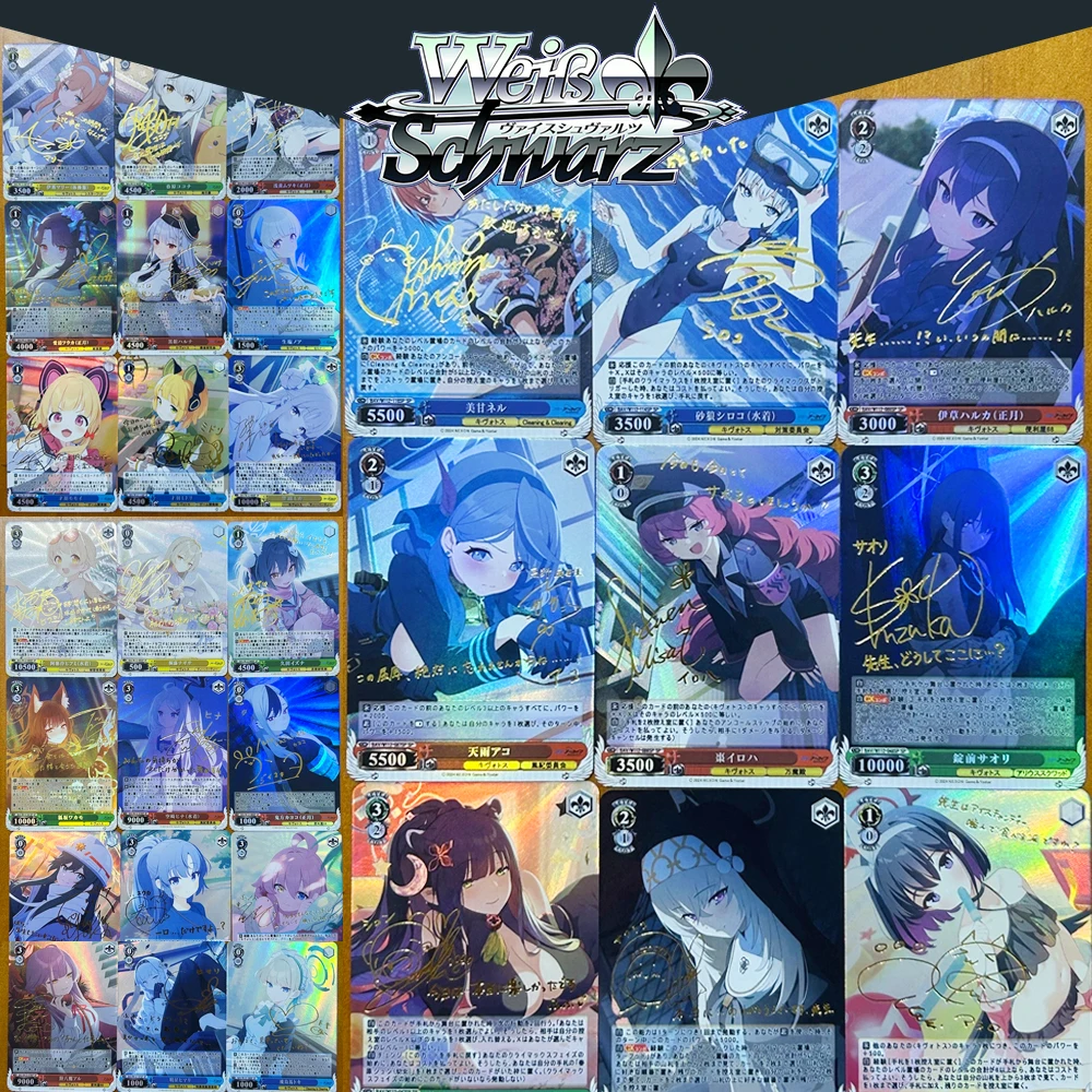 BLBU WS Cards The Animation Weiss Schwarz Card Blue Archive Sexy ACG Color flash Game Signature Card Diy Anime Collectible Cards
BLBU WS Cards The Animation Weiss Schwarz Card Blue Archive Sexy ACG Color flash Game Signature Card Diy Anime Collectible Cards
