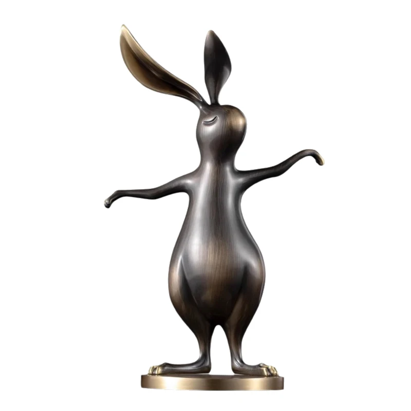 High-end lucky pure copper rabbit living room TV cabinet home office decoration
High-end lucky pure copper rabbit living room TV cabinet home office decoration